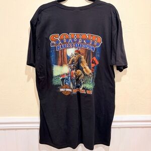Harley Davidson, Marysville, WA Sasquatch 2021 black tea extra large men’s